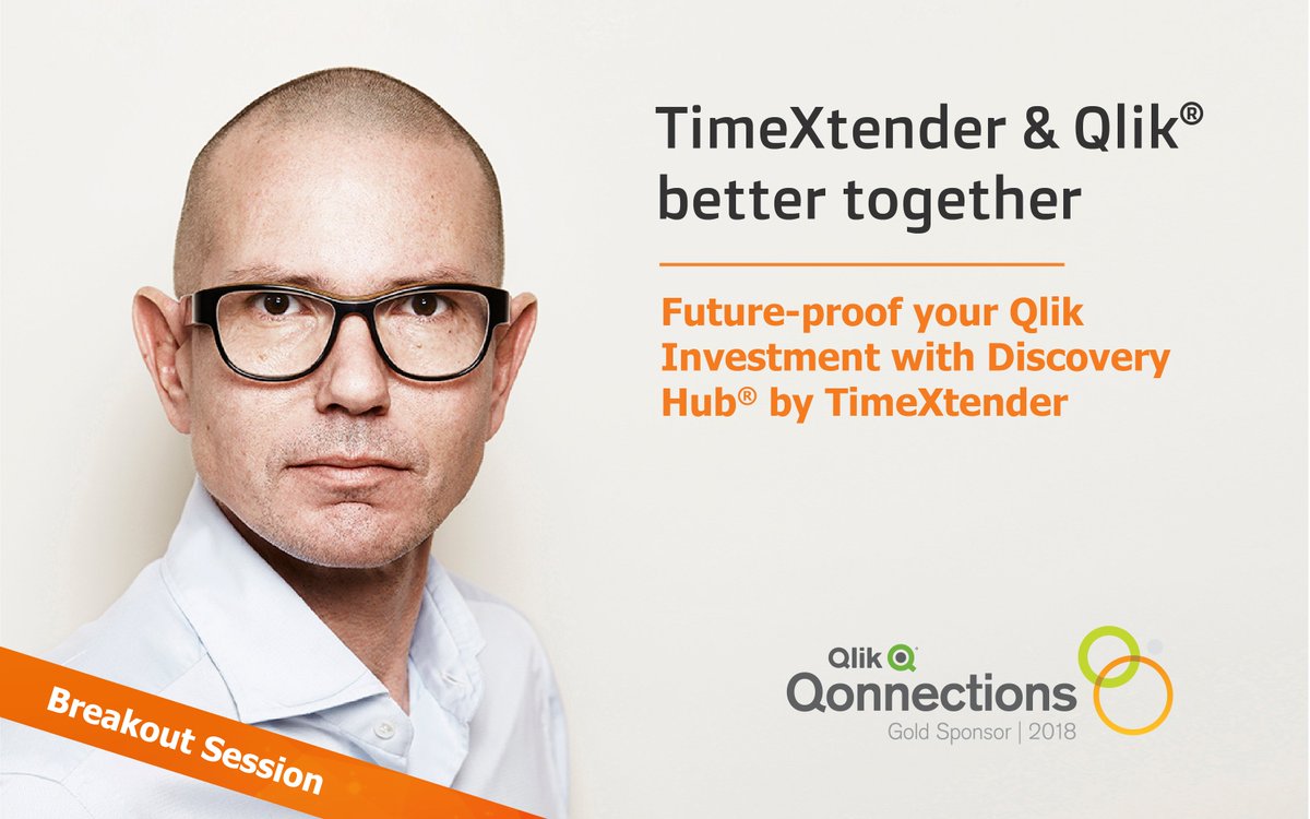 Join CEO Heine Krog Iversen and Lead Solution Specialist Joseph Treadwell in today's breakout session 3:30pm - Theater A @ Qlik #Qonnections!

hubs.ly/H0bN8JL0

#becausetimematters #datamindheart