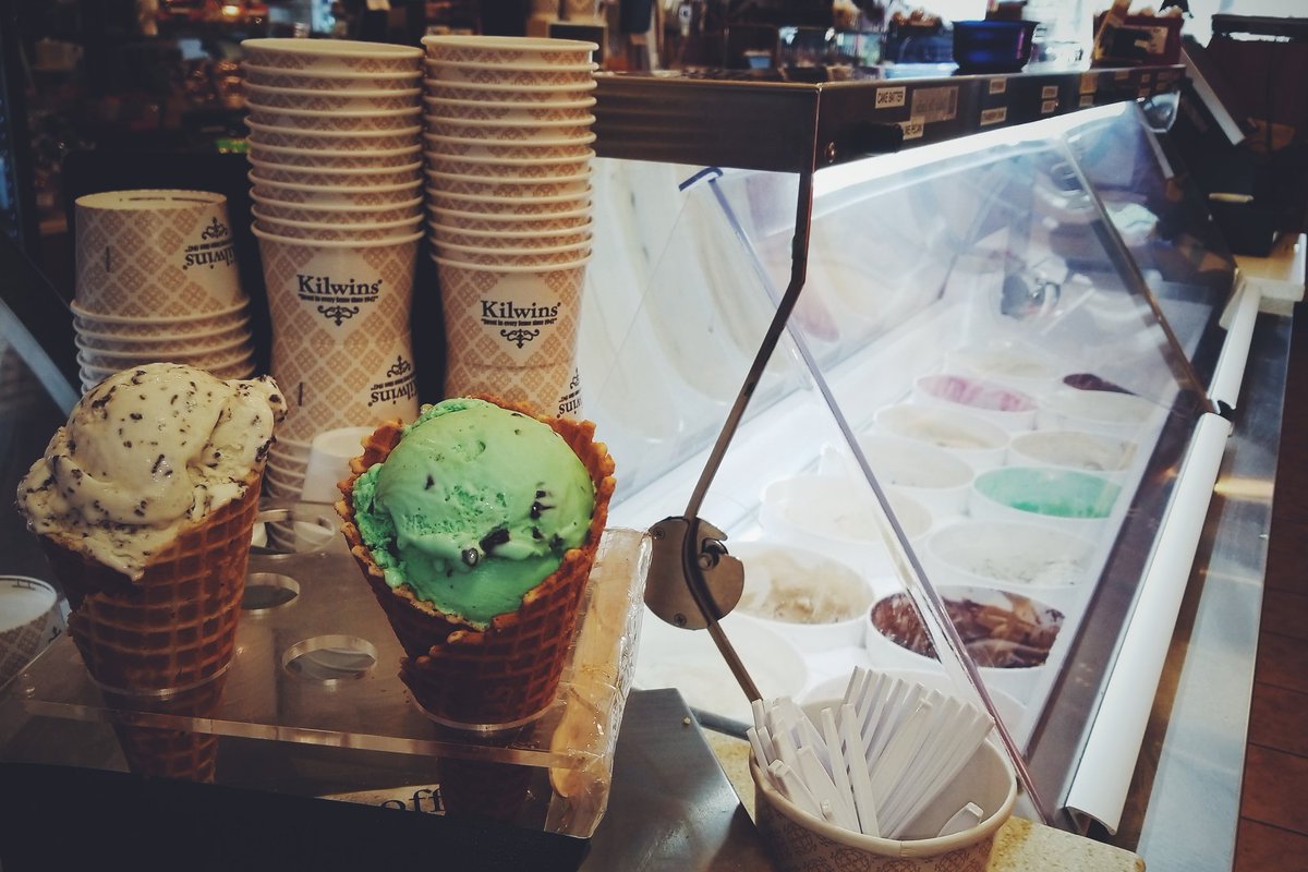 Its waffle cone Wednesday here at Kilwins Jacksonville! Buy one get your second one for a dollar! We are open until 10 PM tonight, so come see us and get some of Jacksonville's best ice cream :)