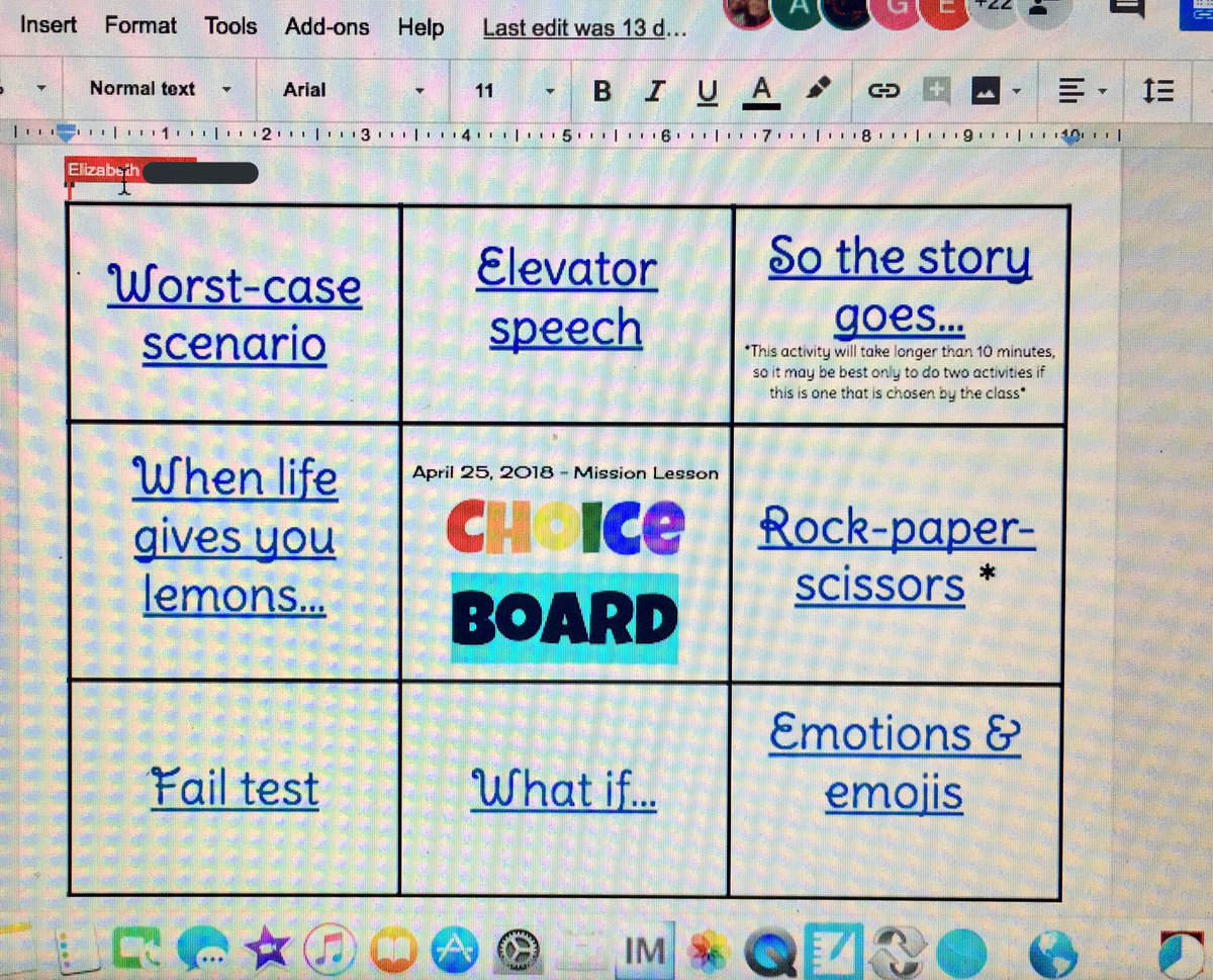 IveyFHomer's tweet image. Channeling all of our IB Learner Traits for the #LMSMissionLesson #ChoiceBoard @LexingtonMiddle