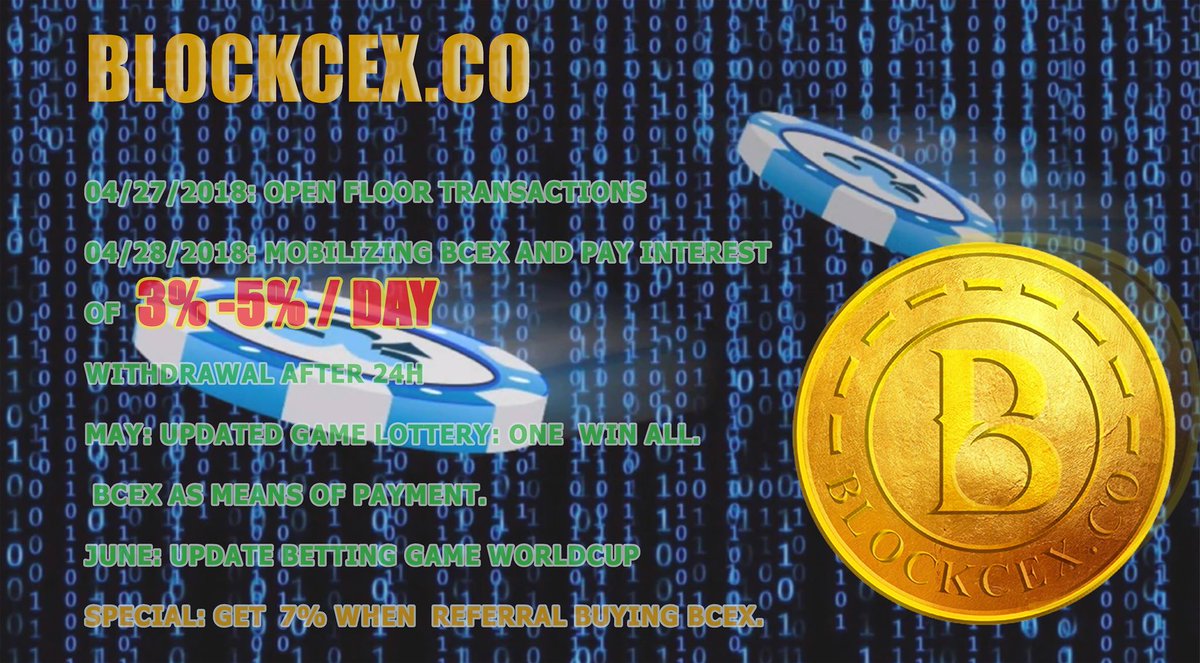 blockcex's tweet photo. If you want BCEX, now let's advertise our project. 
We will update many applications and development co BCEX vigorously. Then takes BCEX list of exchanges. 
Use the image below for full content, it will help you advertise effectively. https://t.co/ybX617t4rV