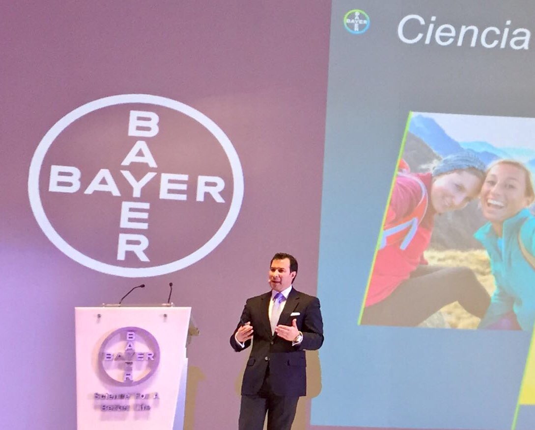 BayerenMexico's tweet photo. “En #Bayer innovamos para cumplir con el objetivo central de la ciencia: ofrecer una vida mejor. Nos mantenemos firmes en nuestro compromiso de continuar invirtiendo para generar un futuro sustentable” concluye Magallanes #Bayer #BayerInnova https://t.co/TSDRYT6WTg
