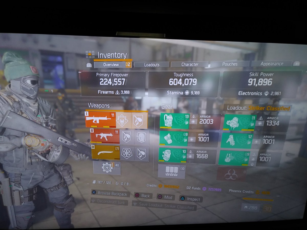 SHDagentAR007's tweet photo. The Immortal Striker" classy build in #TheDivision for #DivisionbuildWednesday
Once I optimize the weapons, the CHC & CHD will go upπ
@divisionforums
@TheDivisionGame https://t.co/d06Kzx8wqd