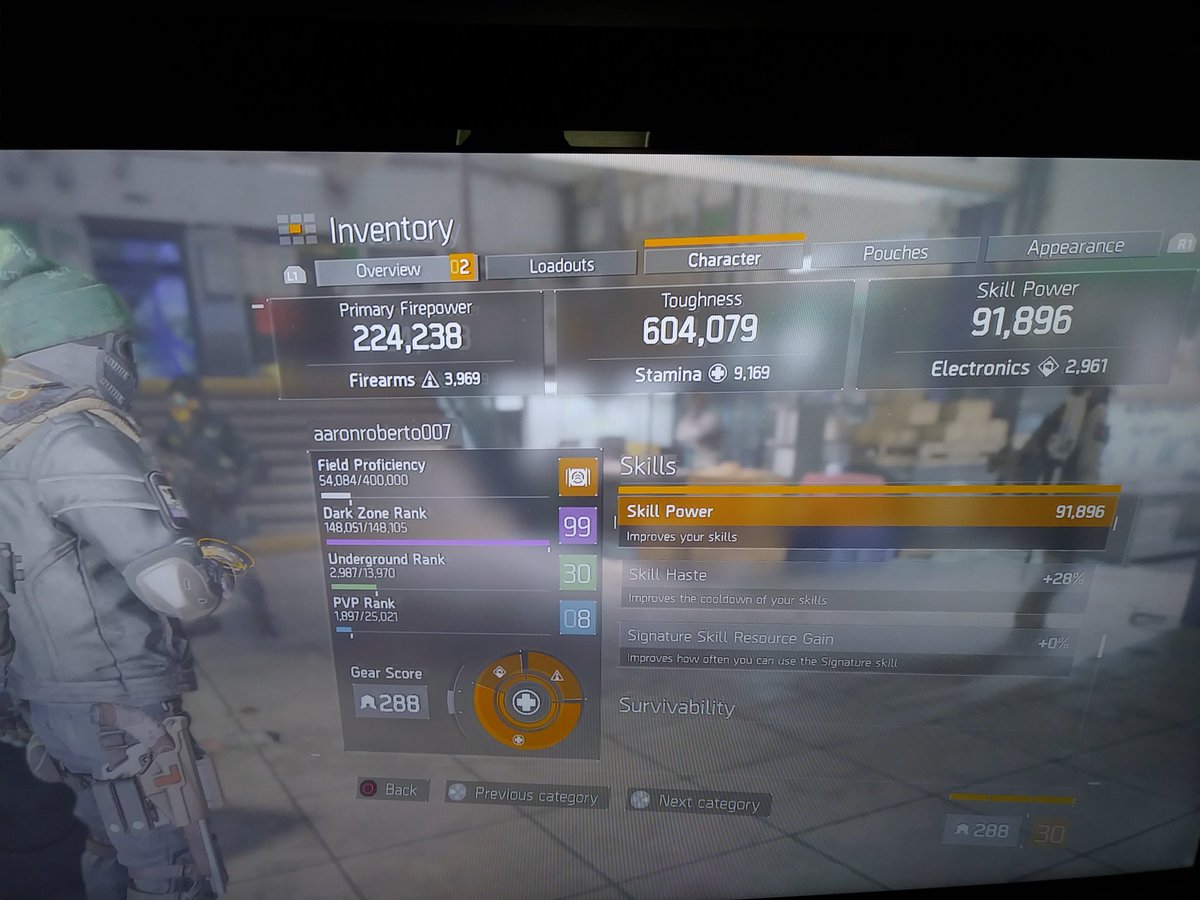 SHDagentAR007's tweet photo. The Immortal Striker" classy build in #TheDivision for #DivisionbuildWednesday
Once I optimize the weapons, the CHC & CHD will go upπ
@divisionforums
@TheDivisionGame https://t.co/d06Kzx8wqd