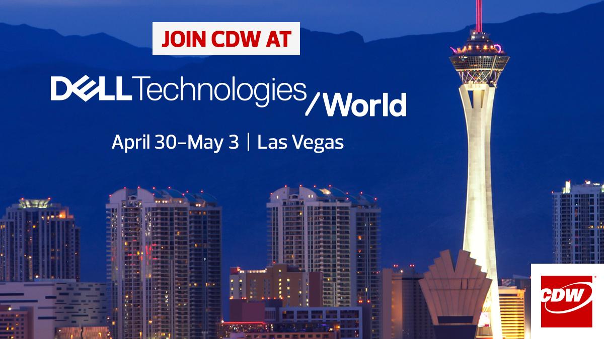 CDWCorp's tweet photo. We are 1 week away from #DellTechWorld with our partners @DellTech @DellEMC! Who's excited? Be ready to talk #IoT #cloud #digitaltransformation #SDDC and more! See what's in store #CDWDellTechWorld https://t.co/k8Dtlw7Ak1 https://t.co/KipgWJcbiK