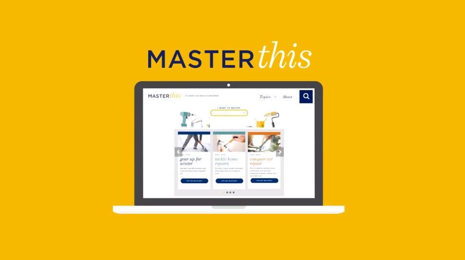 We teamed up with <a href="/LibertyMutual/">Liberty Mutual</a> to create MasterThis, a content driven initiative based on a simple idea: you worry less, when you know more. Learn more about the campaign, which won GOLD at the #ReggieAwards! jackmorton.com/work/building-…