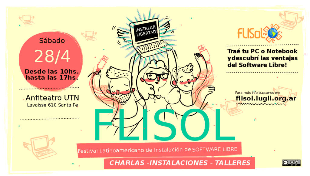 ColectivoLibre's tweet photo. Flisol Santa Fe 2018 https://t.co/azj7R9jxw6 https://t.co/uuoPPmT2Gd