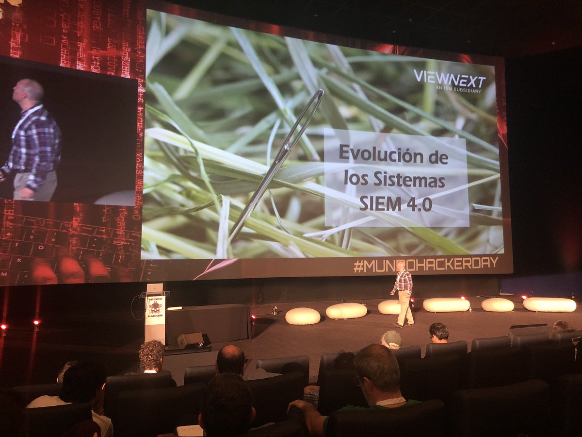 NeBys's tweet image. Evolución de los sistemas SIEM 4.0 #ViewNext con Óscar Atienza González. #mundohackerday #InteligenciaArtificial #BigData