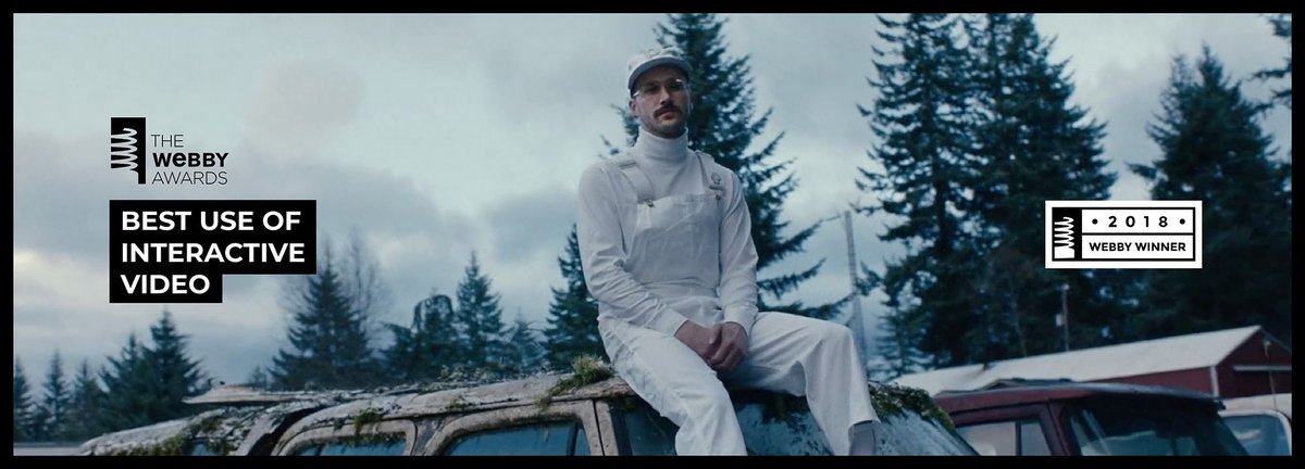 WIREWAX's tweet photo. We're all still buzzed about winning @TheWebbyAwards for Best #Interactive Video, and celebrating our victory with @portugaltheman and @PRETTYBIRDPIC 🎉🎉🎉https://t.co/1JwKgPXhD2 https://t.co/UBSHzlclz3