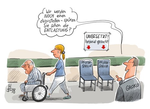 Ernst V All Spahn Sches Soforthilfe Programm Fur Die Pflege Cartoon Sakurai