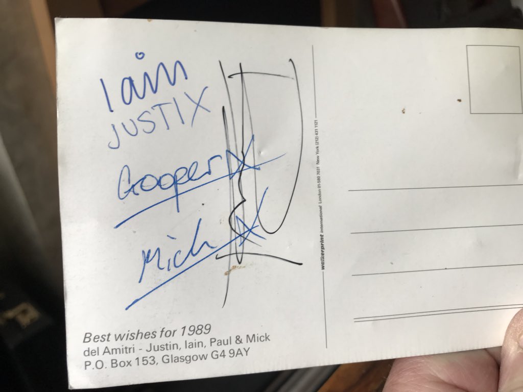 Reuben41034331's tweet photo. @delamitrinews @DelAmitri @justincurrie @thejustincurrie  From back in the day. I had it valued with an expert who said it was worth £200-£300. Oh sorry £2.00-£3.00 https://t.co/5TY3EgCi5S