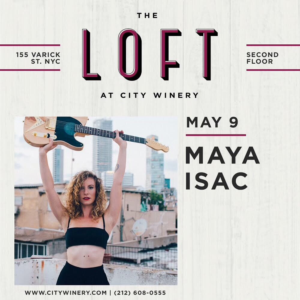 MayaIsacowitz's tweet photo. NYC show!!! MAY 9 @CityWineryNYC . I'm so excited and looking forward to seeing you guys😍🏄‍♀️
Tix: https://t.co/PmTSg1Mnwq https://t.co/ZAm0dVQiBp