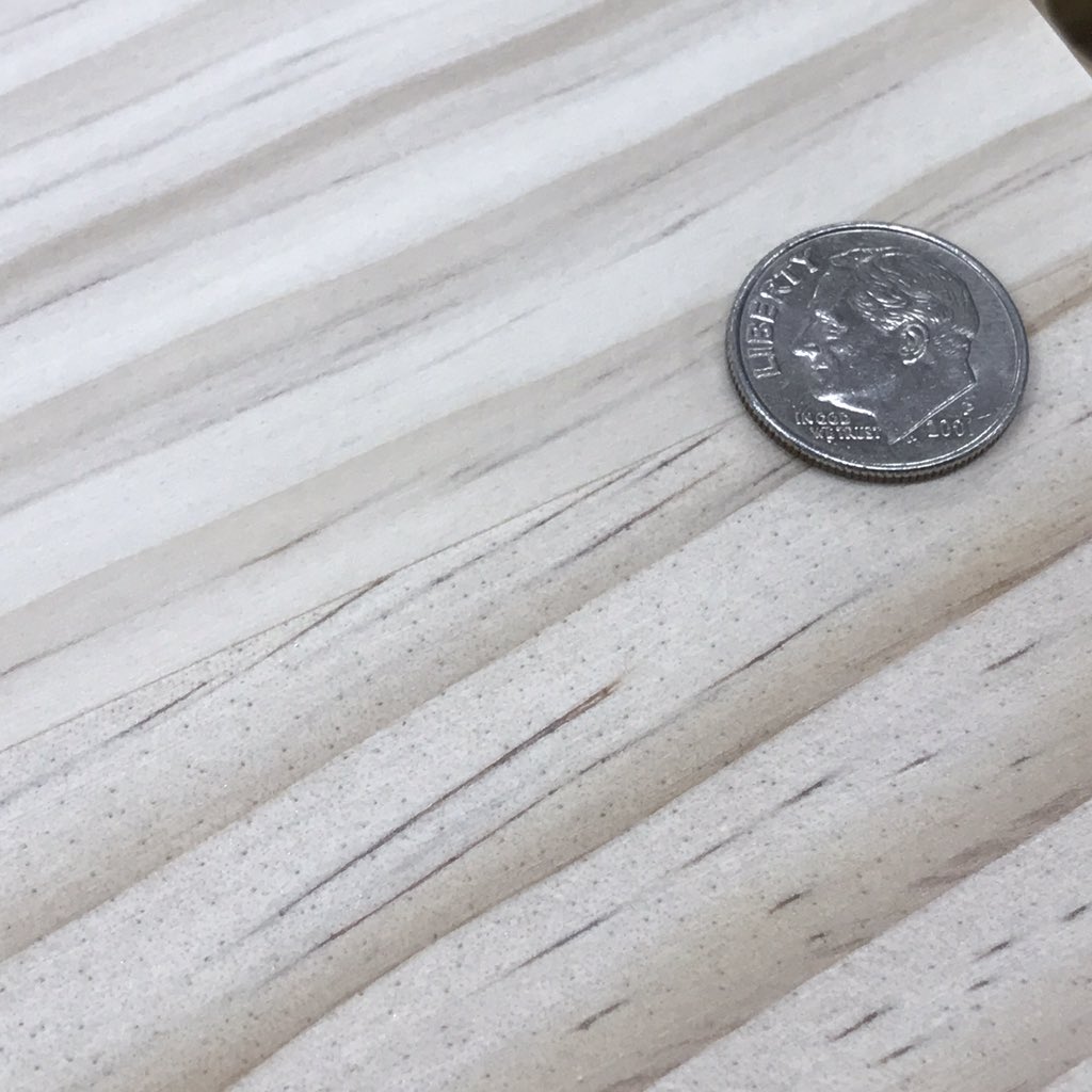 NickFerryBuilds's tweet photo. It never gets old the joy having a joint come together cleanly - & this is a sample board that will eventually get thrown away - the dime is to show how wealthy I am - #glueline #gluingboardstogether #gluingwood #woodglue #gluejoint #makeitrain #nickferry #pineboards #woodsample https://t.co/jQJLYX1c4Y