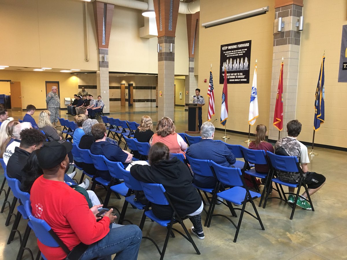 A great group of young men and women enlisting to protect our nation at our Annual Military Signing Day #isdstrong