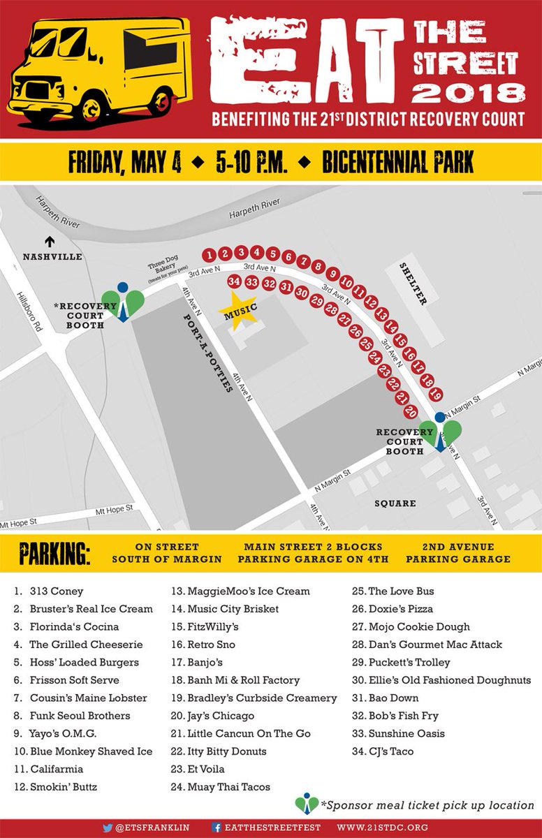 Get your walking shoes ready and plan your eats.