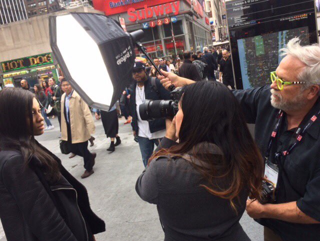 -<a href="/SaraFrance/">Sara France</a> and <a href="/BruceHDorn/">Bruce Dorn</a> took the Stella Pro Lights to the streets of NY yesterday for a fashion shoot! #BHDoF
