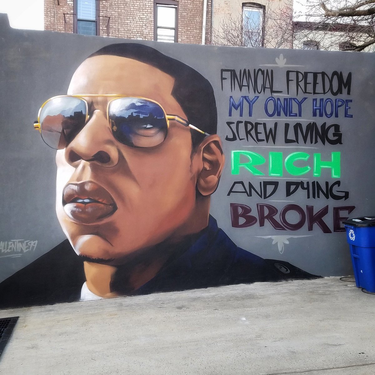 queenschickie's tweet photo. Dope piece by VBallentine99. #Brooklyn #streetart #Graffiti #nyc https://t.co/wgT95FE7by