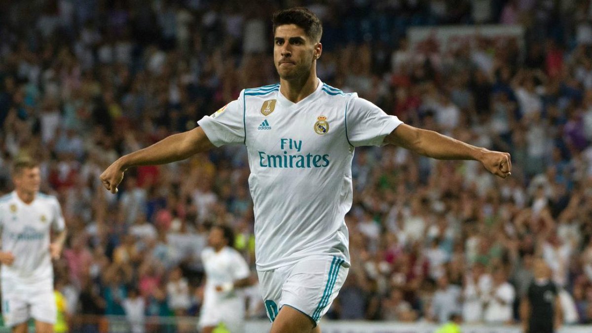 🙌 Marco Asensio goals for Real Madrid - 17/18: 11 - 16/17: 10
