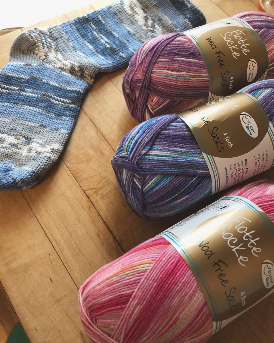 Allergies? No problem. Go wool-free, with Rellana’s Sensitive Stretch. Available now in six spring colours, get in touch to order! #sockyarn