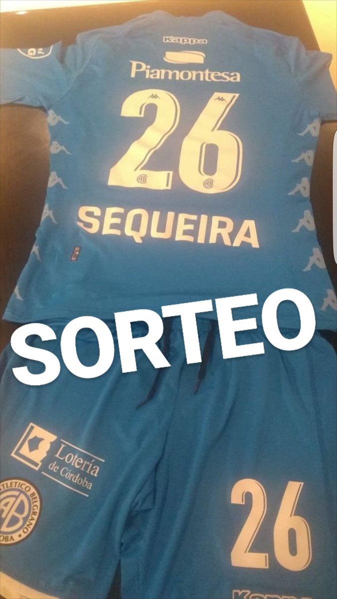 belgranoDP's tweet photo. SORTEO! 
Camiseta y short de Leo Sequeira 
Requisitos:
- Seguir @belgranoDP
- Nombre y Apellido 
- 3 ult.DNI 
- RT 

#Belgrano #UnSoloColor https://t.co/4px19hNBMn