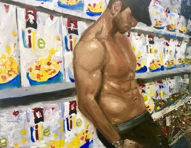 BOCartist's tweet photo. Painting my neighbor @myleswyattclohessy and #brandedlife https://t.co/1oV6bpzeIY https://t.co/4cSb4BFdmd