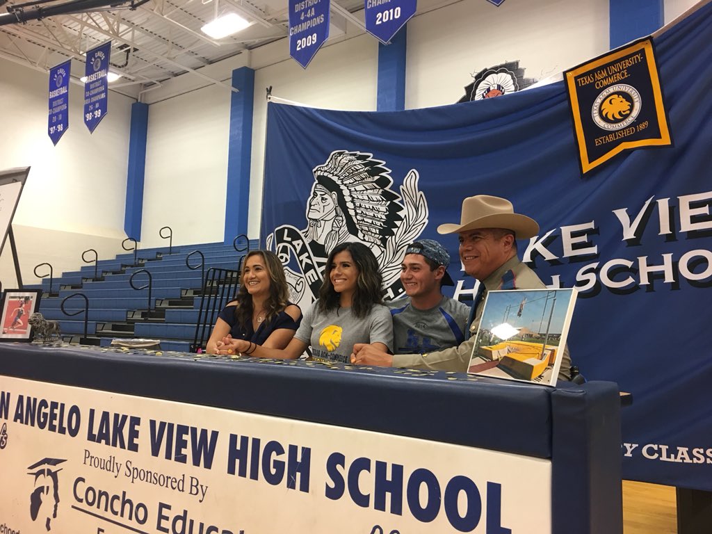 RachelTurnockTV's tweet image. Lake View’s Veronica Diaz will continue her track career at Texas A&amp;amp;M Commerce. Hear from her tonight on @ksannews at 6! #LSCtrack