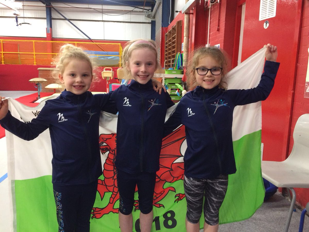 BangorGym's tweet photo. Congratulations to Marcie, Bethan &amp; Millie on their selection into the @WelshGymnastics Development Squad 🎉
The girls will now train once a month with the National coaches in Cardiff. 
Also Congratulations to coach Ellie. x https://t.co/sH0hNwimoo