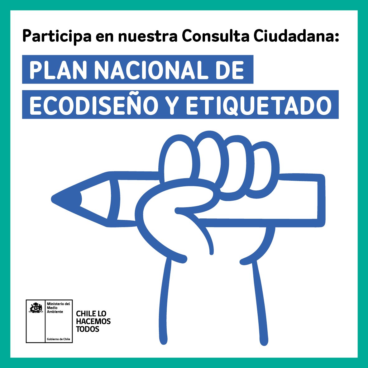 Participa de la Consulta Ciudadana acerca del Plan Nacional de Ecodiseño y Etiquetado, ¡queremos escucharte! 📢
Ingresa aquí para dar tu opinión: goo.gl/NdAqSi