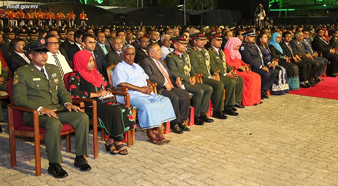 MNDF_mv's tweet photo. 126 Vana Sifainge Dhuvahuge Munaasabathugai Mirey Kalhuthukkalaakosheegai Beyvvi Khaassa Jalsa ge Therein #MNDF126 https://t.co/ssRB3c96CH