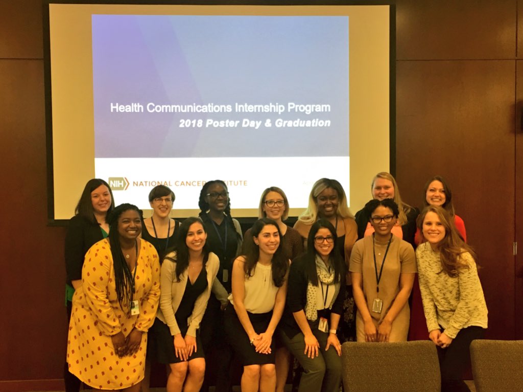 SEHanlon's tweet photo. Thanks @ElderSarahGrace and @AYC_PhD for helping tell the @NCI_CSSI and #CPTAC stories and congrats to all of the @NCI_HCIP interns. https://t.co/tncBTvxDK7