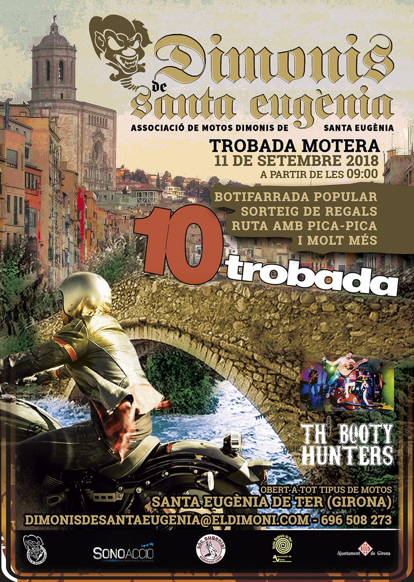 eldimonipuntcom's tweet photo. :: @dimonigran / @CesarColl3 > aquest any la volem fer més gran que mai (la 10a trobada, eh!) i ja tenim el cartell del proper Onze de Setembre, amb el pont del Dimoni! https://t.co/Fn5wTCtHsw