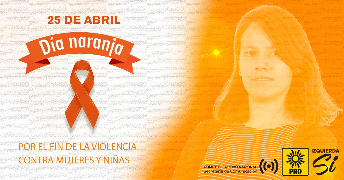 PRDMexico's tweet photo. #DíaNaranja por la no discriminación, por un alto a los feminicidios y la no violencia. En el #PRD seguimos en la defensa de los derechos de las mujeres. https://t.co/sXh8dgw4j7