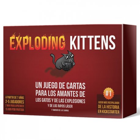 LTIcom's tweet photo. Ya disponible la reedición de los más explosivos gatitos. Explodding Kittens de nuevo listos para liarla en La Tienda Interminable. ¿te atreves a enfrentarte a la furia felina? https://t.co/0y4mrM5Kct