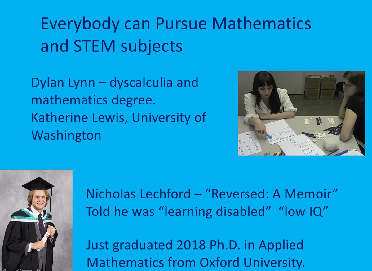 joboaler's tweet photo. Let's  #reclaimmathematics from the elitists. Look at these achievements from students who were told they could not learn mathematics! https://t.co/Du18O42PGw