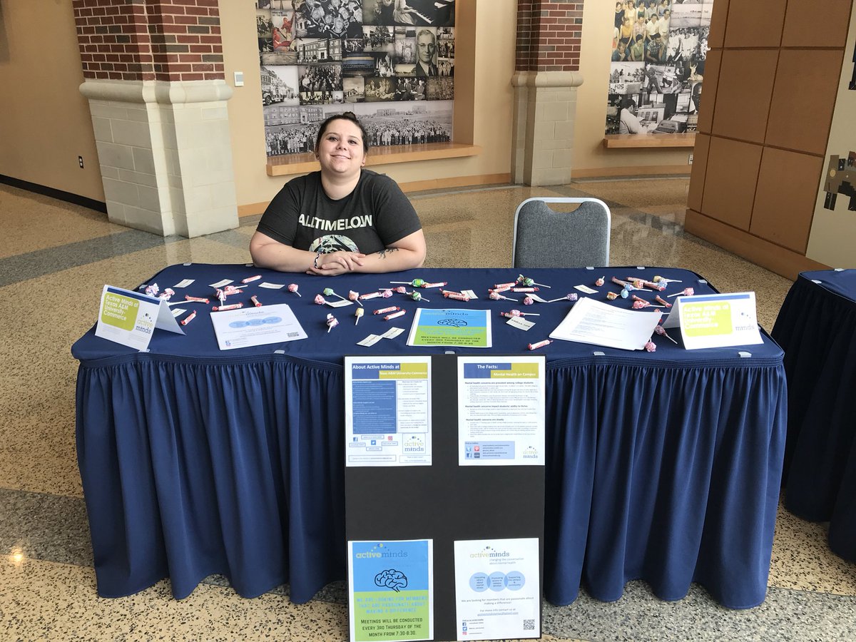 tamuc_minds's tweet photo. Tabling is now in session! In the RSC. https://t.co/P39mm4y1pD