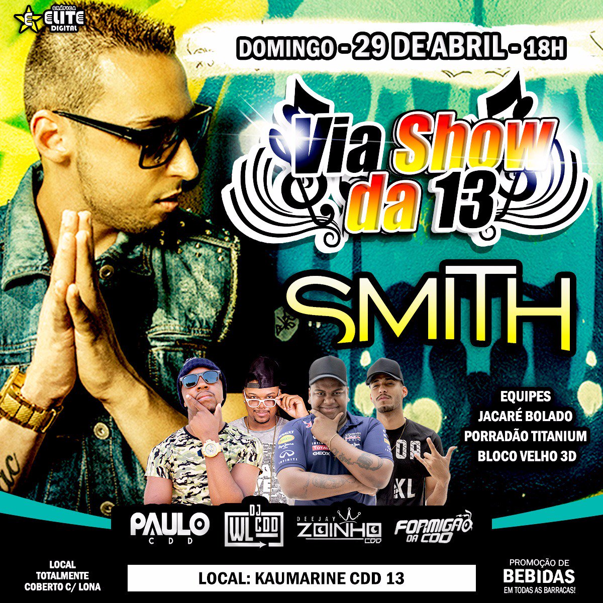 viashowda13ofc's tweet photo. DOMINGÃO TEM MC SMITH AO VIVO NA VIA SHOW DA 13 💥💥✔
#SIMBORAAAAA 😉😜💥 https://t.co/YJF0NA4eZf