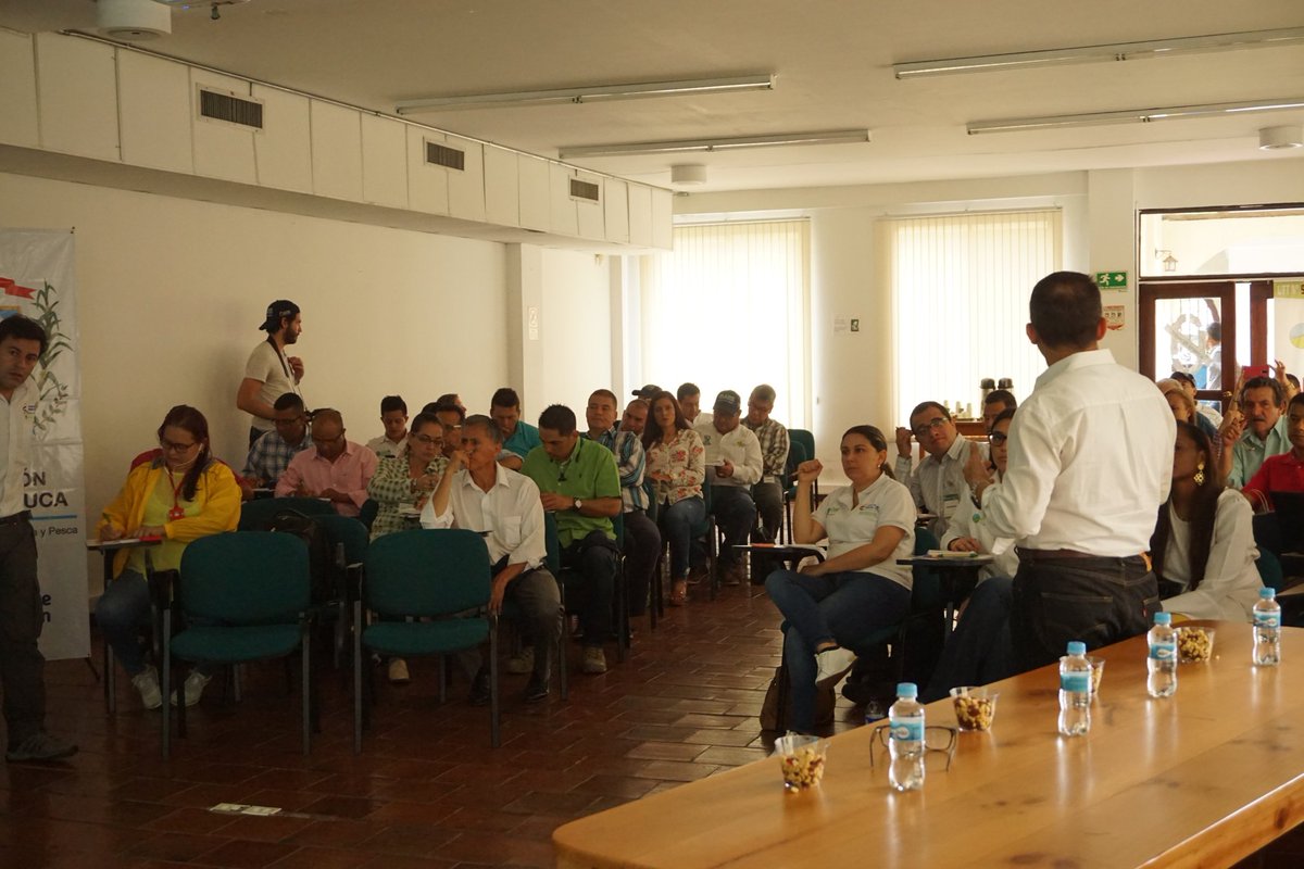 valle_agro's tweet photo. #AEstaHora @milenabanguero da inicio a la reunión de el Sistema Nacional de Innovación Agropecuaria de la @ADR_Colombia  con las #Umatas del Valle del Cauca en @Corpoica https://t.co/jKePChUdOT