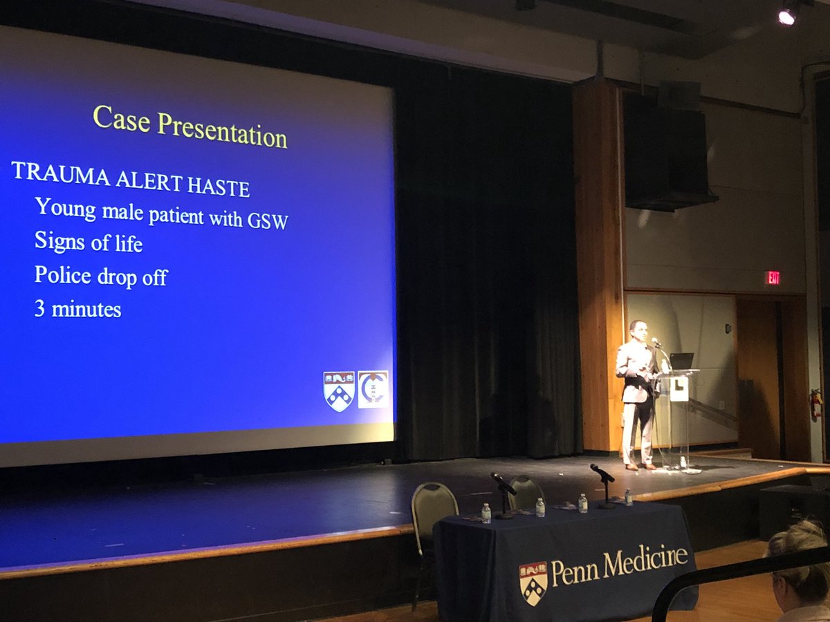 UPennTrauma's tweet photo. @DanielJafari discussing family presence during trauma resuscitation #PennTRAC @pennsurgery proud. https://t.co/sJFkOVmikf