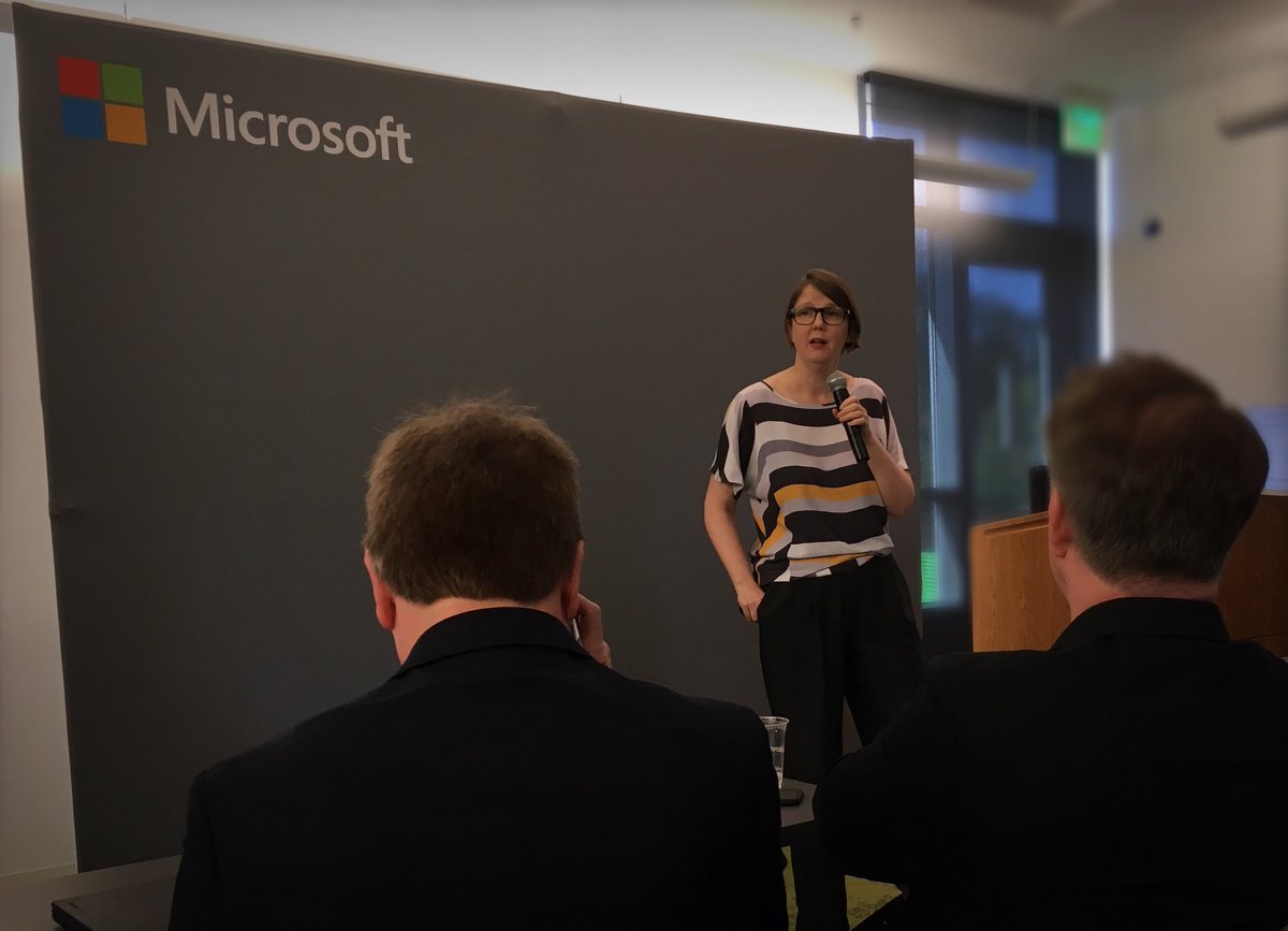 JHMarble's tweet photo. “Disability was something that we previously considered broken. We’ve shifted that frame at @Microsoft to recognize that disability is the result of a mismatch between an individual and the environment they’re in,” - @jennylayfluffy (disabled herself). #AutismAtWork https://t.co/UNp5GYRIbq