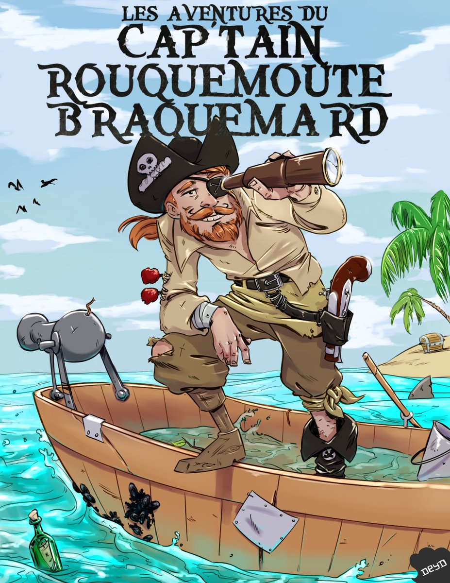 Cyril_mp4's tweet photo. Fan art de FOLIE par @_Deyd_ !
Combien de #RT pour une BD avec le Cap’tain Rouquemoute Braquemard ?! :p https://t.co/zA7OmbIaY9