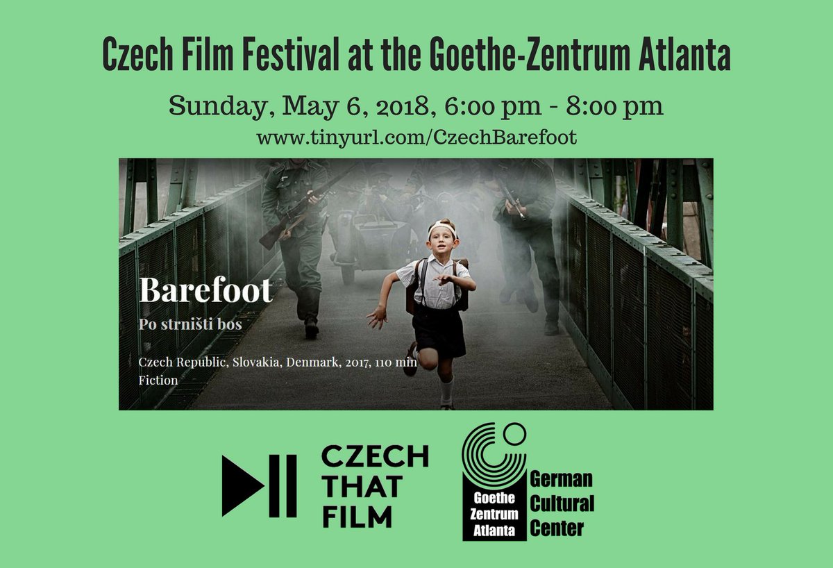 GoetheAtlanta's tweet photo. We are hosting the Czech Film Festival at the @GoetheATL next weekend May 4 - 6! #filmfestival #czechthatfilm #midtownatl #icemother #barefoot #thequartette @ColonySquareATL https://t.co/Zfs9mE0IvF