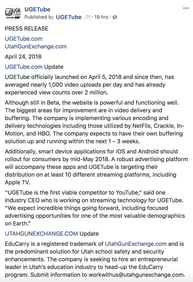 Press Release: