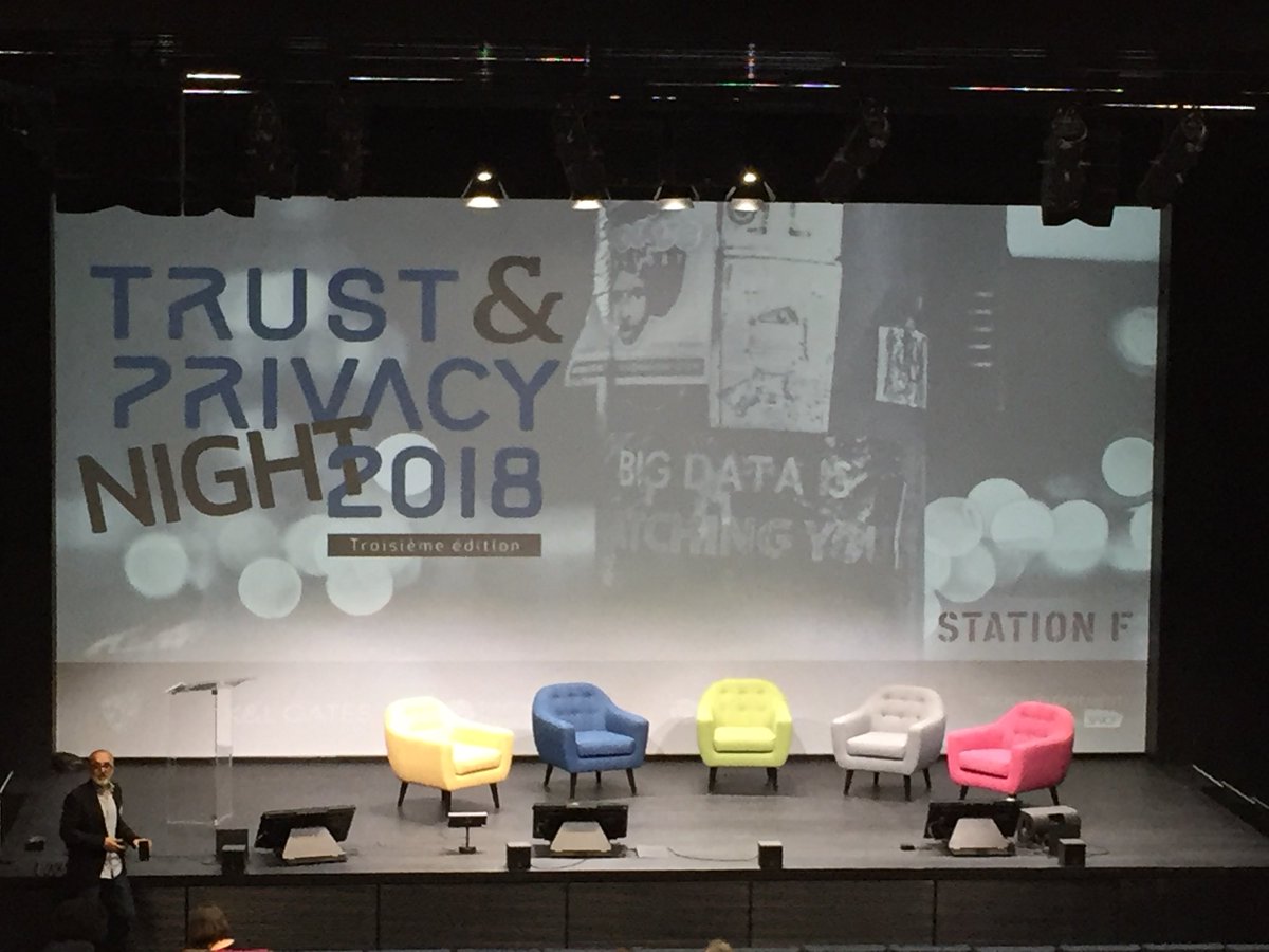 LegalCarole's tweet photo. Lancement de la #TrustandPrivacy night à station F @joinstationf @Uchange_ https://t.co/YYPyYQ4zk2