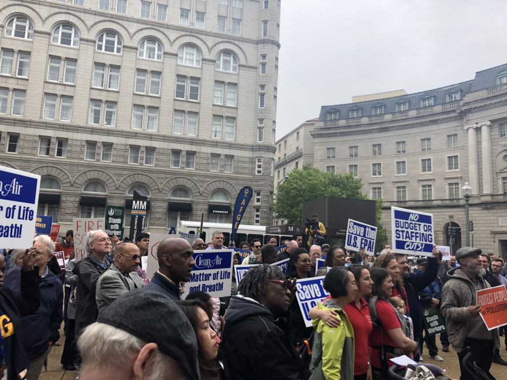 AFGENational's tweet photo. Protect the EPA, not polluters! #StandUpEPA #1u https://t.co/0nlgqM08UT