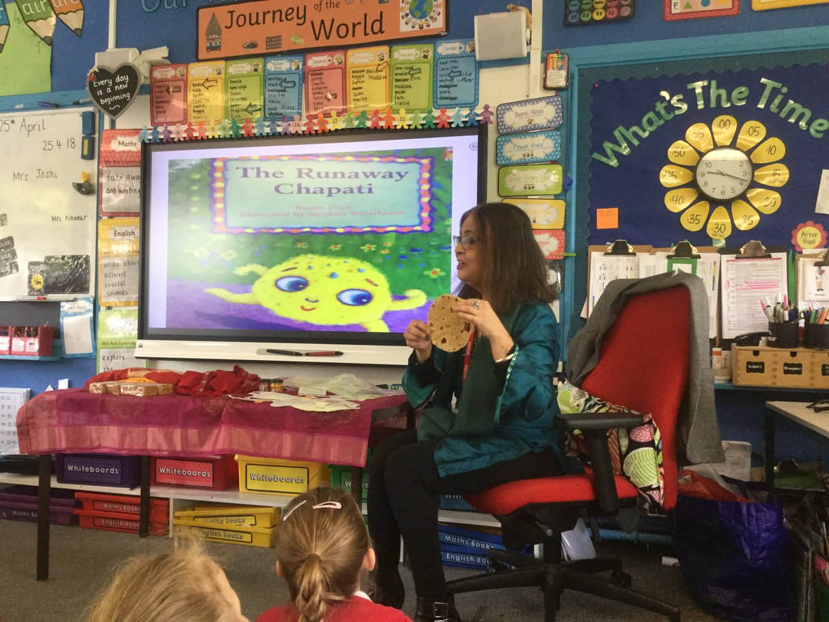 Twerton_Infants's tweet photo. Children in Year 1 and Year 2 really enjoyed @BhartiJJoshi's visit today. We found out lots of interesting fact about India; learned a few Indian words and a new song. Children also tasted some Indian food and watched as the teachers dressed in beautiful saris. #ExcelAtTwerton https://t.co/JemuKtwOdO