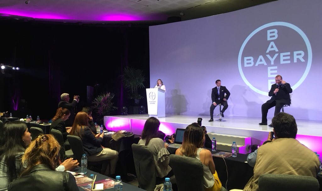 BayerenMexico's tweet photo. Para el 2018, nuestro compromiso con Latinoamérica, con las mujeres y con la innovación se mantienen como conductores para continuar esforzándonos por satisfacer las necesidades de los médicos y pacientes en la región #BayerPharma #BayerInnova https://t.co/bR5h4Dg6ZO