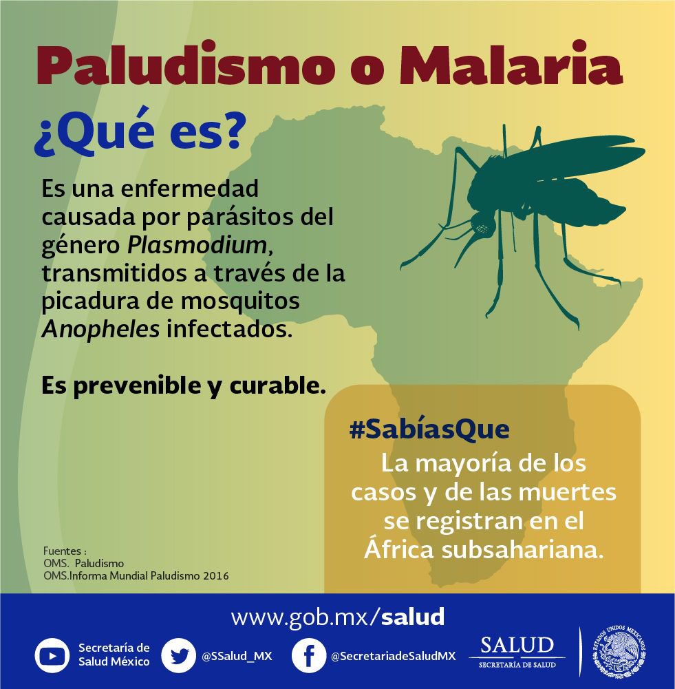 Plasmodium es el género de parásitos que causan el paludismo #DíaMundialDelPaludismo
