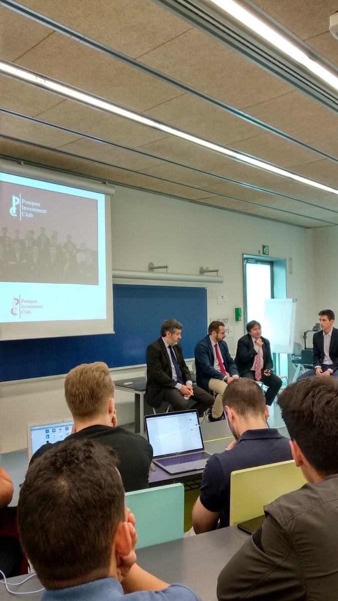 Gracias a todos por asistir a nuestro evento de hoy "Gestionando nuestro dinero" en la Pompeu Fabra.
