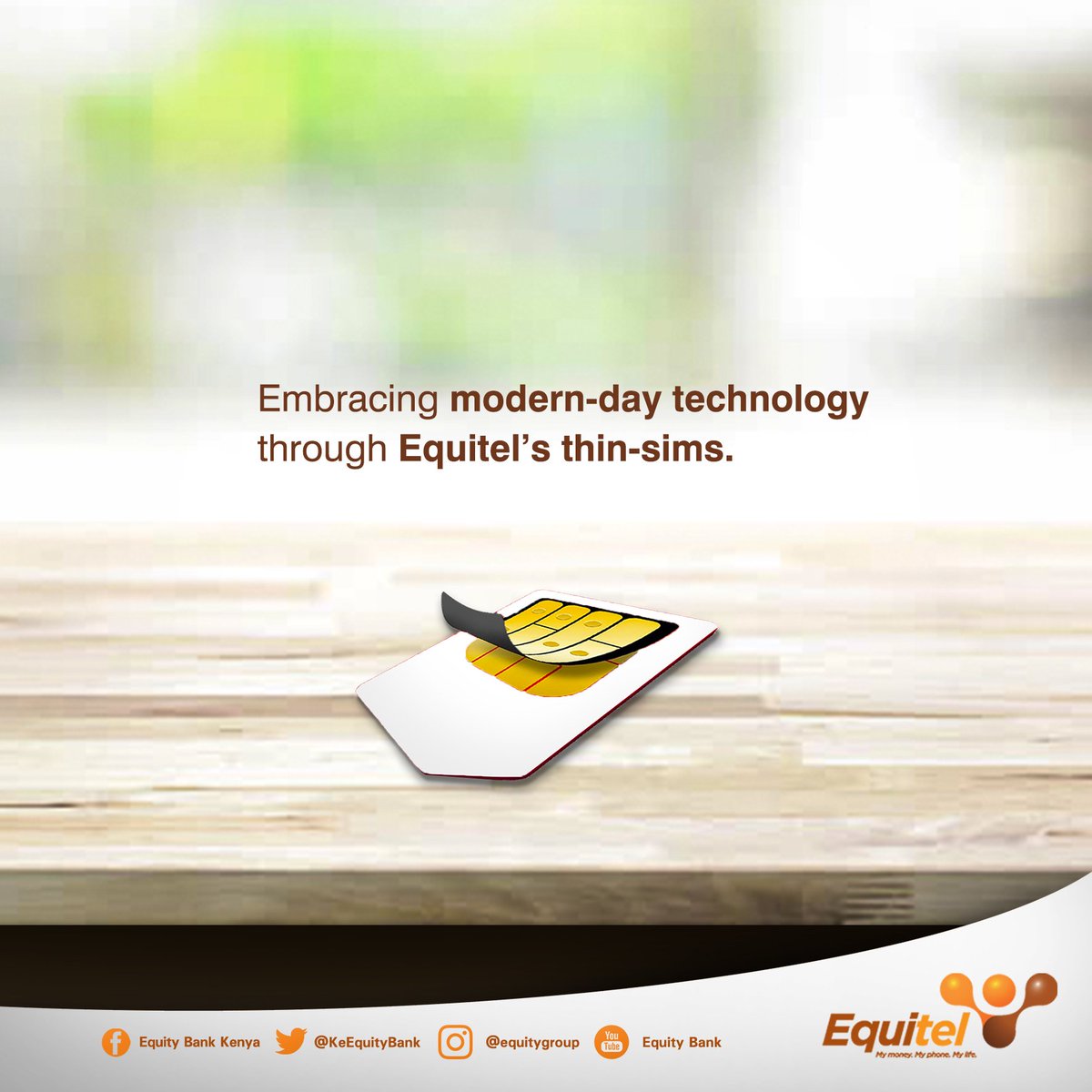 Sanaipei_Tande's tweet photo. With Equitel's thin-sim technology, you can actually have am extra line on your phone without discarding the current line that you are using. #2018NiKusave #SaveNaEquitel https://t.co/Ay8Ub2iyCz