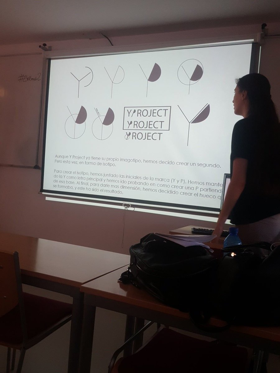 Inma_hmq's tweet photo. Proceso creativo del logo de YPROJECT #ESNEmoda2 https://t.co/FYi7PB2C8H