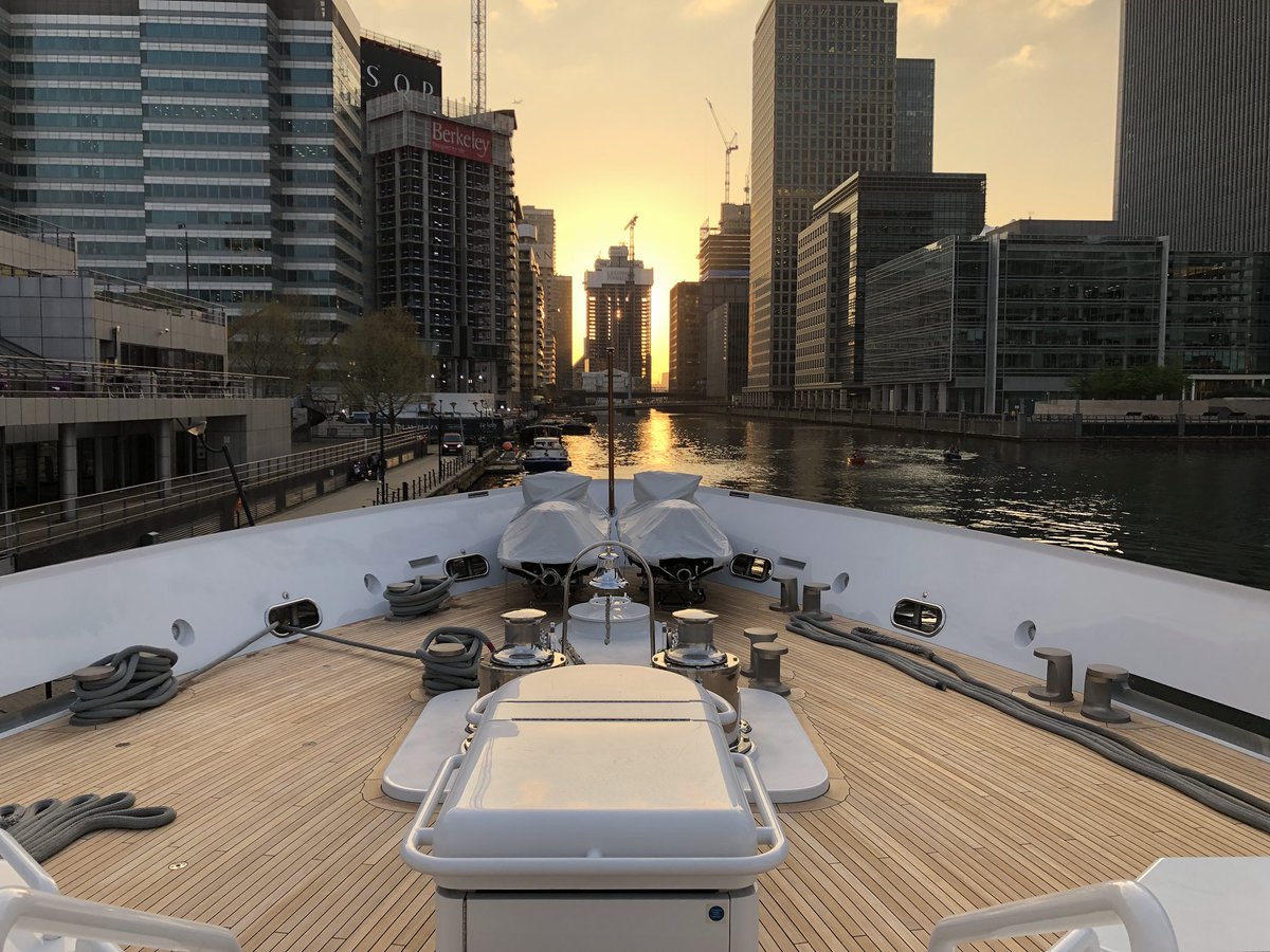 RulerCrewing's tweet photo. #RulerCrewing had the pleasure of delivering the #Superyacht #LADY-A last week to London, and working with the team on board for her stay in #London #RulerCrewing #Superyacht https://t.co/NUqut1fpxV